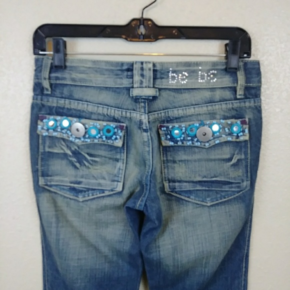 Bebe Embellished & Embroidered Denim Jeans - Picture 4 of 7